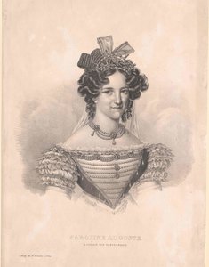 Księżniczka Bawarii (1792-1873) Karolina autorstwa Artist Unknown