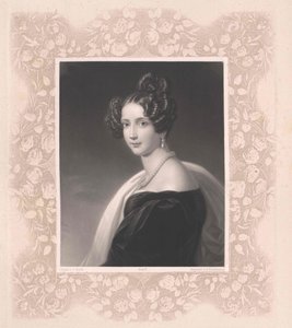 Księżniczka Bawarii Sophie (druk) autorstwa Artist Unknown