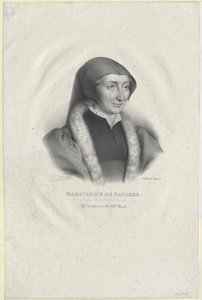 Księżniczka Francji Małgorzata (druk) autorstwa Artist Unknown