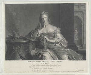 Księżniczka Francji Maria Henriette autorstwa Artist Unknown
