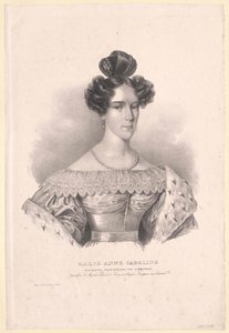 Księżniczka Sabaudii-Sardynii Maria Anna autorstwa Artist Unknown