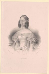 Księżniczka Sachsen-Coburg-Gotha Wiktoria autorstwa Artist Unknown