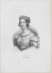 Królowa Wielkiej Brytanii Wiktoria autorstwa Artist Unknown