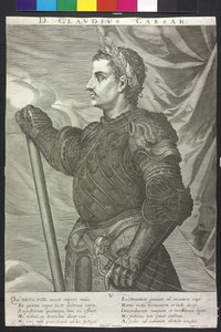 Rzymski cesarz Klaudiusz autorstwa Artist Unknown