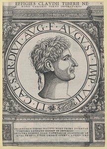 Cesarz rzymski Tyberiusz autorstwa Artist Unknown