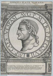 Cesarz rzymski Wespazjan autorstwa Artist Unknown