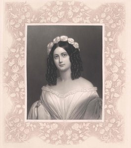 Rosalie Julie von Wuellerstorf i Urbair (druk) autorstwa Artist Unknown
