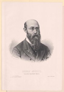 Rudolf Auspitz (druk) autorstwa Artist Unknown
