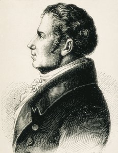 SCHLEGEL, August Wilhelm von (1767-1845). Niemiecki teoretyk romantyzmu. Akwaforta