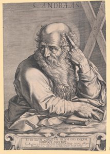 Święty apostoł Andreas autorstwa Artist Unknown