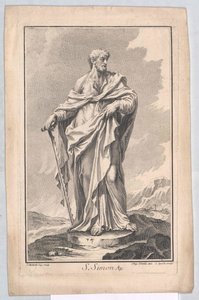 Święty apostoł Szymon autorstwa Artist Unknown