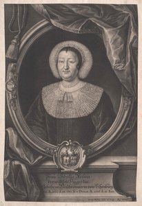 Sibylla Rosina Neubronner (druk) autorstwa Artist Unknown