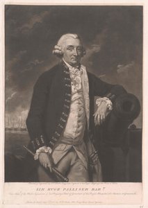 Sir Hugh 1. baronet Palliser autorstwa Artist Unknown