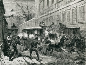 Hiszpania (1870). Zabójstwo generała Prima (Madryt, 27 grudnia) autorstwa Artist Unknown