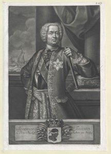 Theodor Baron Neuhof autorstwa Artist Unknown