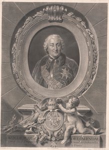 Valdemar hrabia Loewendal (druk) autorstwa Artist Unknown