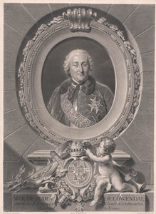 Valdemar hrabia Loewendal (druk) autorstwa Artist Unknown