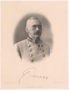 Wiktor hrabia Dankl von Kraśnik (druk) autorstwa Artist Unknown