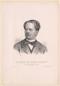 Wilhelm Bossi-Fedrigotti z Belmonte (druk) autorstwa Artist Unknown