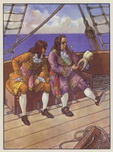 Ilustracja do Podróży Guliwera autorstwa Jonathana Swifta autorstwa Artus Scheiner