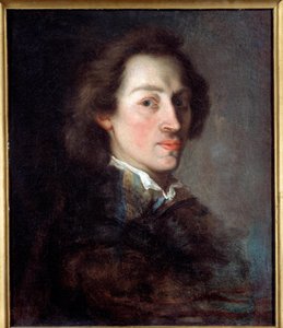 Portret Fryderyka Chopina (1810-1849), francuskiego kompozytora polskiego pochodzenia około 1846 r. Obraz przypisywany Ary Schefferowi (1795-1858). Wersal, zamki Wersalu i Trianon. autorstwa Ary (after) Scheffer