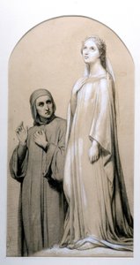 Dante i Beatrice autorstwa Ary Scheffer