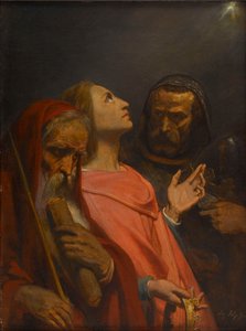 Adoracja Trzech Króli, 1841-1844. autorstwa Ary Scheffer