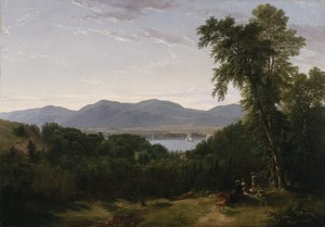 Wzgórza Beacon nad rzeką Hudson, 1852 r.