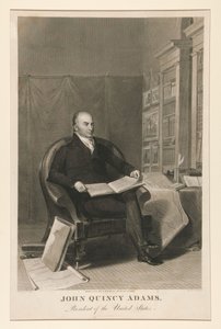 John Quincy Adams, prezydent Stanów Zjednoczonych autorstwa Asher Brown Durand