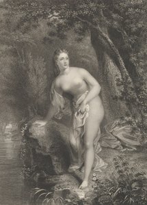 Musidora, 1825. autorstwa Asher Brown Durand