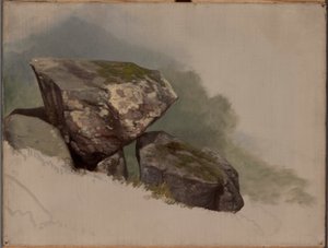 Studium skały autorstwa Asher Brown Durand