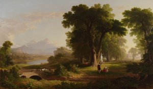 Poranek życia, 1840 autorstwa Asher Brown Durand