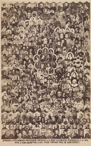 Ponad pięćset portretów fotograficznych najznamienitszych postaci... 1864. autorstwa Ashford Brothers and Co