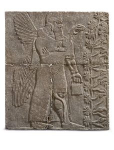 Ulga uskrzydlonego geniusza, panowanie Aszurnasirpal, ok. 883-859 p.n.e. autorstwa Assyrian