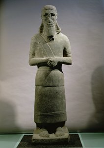 Posąg poświęcony bogu Haddad-Yishi (bazalt) (szczegóły w 110889)