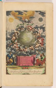 Strona tytułowa Mundus Subterraneus autorstwa Athanasius Kircher