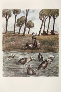 Ilustracja z filmu "Pinokio" autorstwa Carlo Collodiego