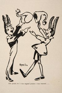 Pinokio i Candlewick, ilustracja z filmu "Pinokio"