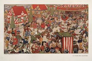 Kraina zabawek, ilustracja z filmu Pinokio