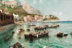 Attilio Pratella Capri Marina Grande autorstwa Attilio Pratella