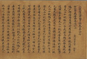 Sutra Daihannya-Gyo (wersja Yakushi-ji) autorstwa Attributed to Zhang Sengyao