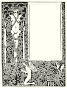 Projekt strony tytułowej „Salome” (grawerowanie) autorstwa Aubrey (after) Beardsley
