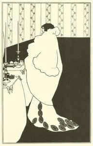 Dama kameliowa (litografia) autorstwa Aubrey (after) Beardsley