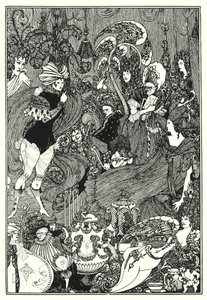 Jaskinia Śledziony (rycina) autorstwa Aubrey (after) Beardsley