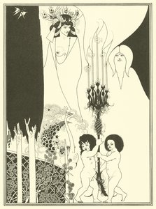 Oczy Heroda (litografia) autorstwa Aubrey (after) Beardsley