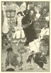 Toaleta Heleny (litografia) autorstwa Aubrey (after) Beardsley