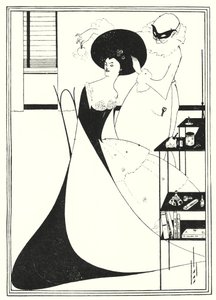 Toaleta Salome (grawerowanie) autorstwa Aubrey (after) Beardsley