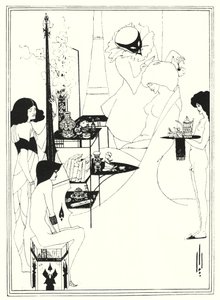 Toaleta Salome (grawerowanie) autorstwa Aubrey (after) Beardsley