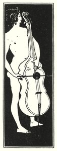 Ornament na stronie tytułowej (rycina) autorstwa Aubrey (after) Beardsley