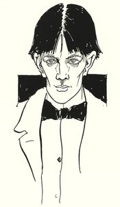 Autorski portret Aubreya Beardsleya autorstwa Aubrey Beardsley